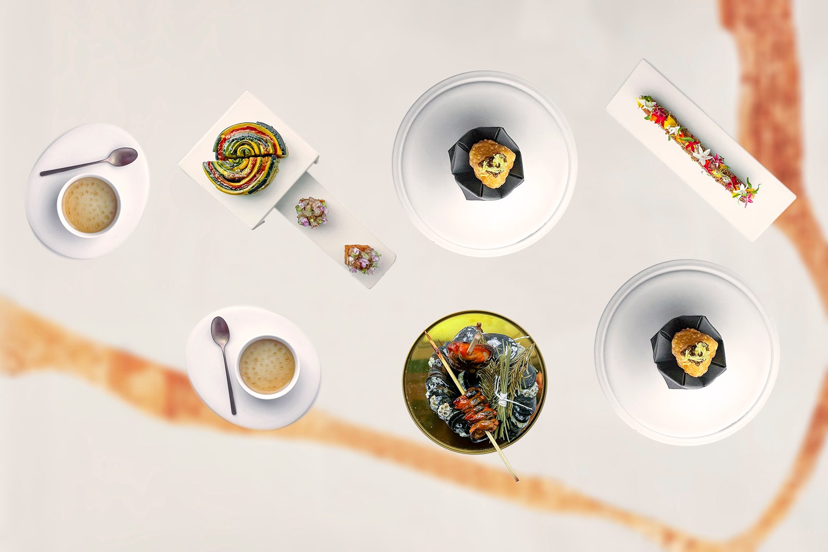 Amuse Bouche from Michelin-starred Hong Kong restaurant Ecriture